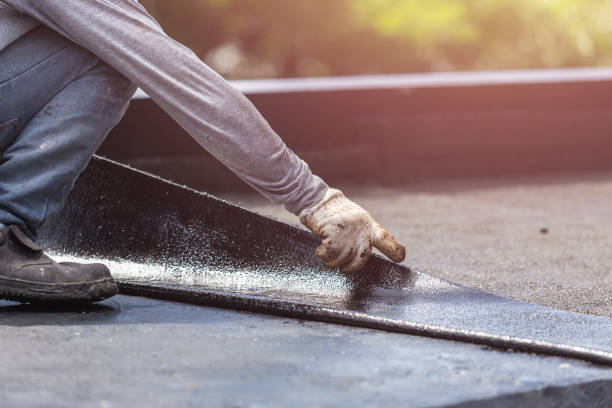 Professional Basement Waterproofing technician working in Milan, MI